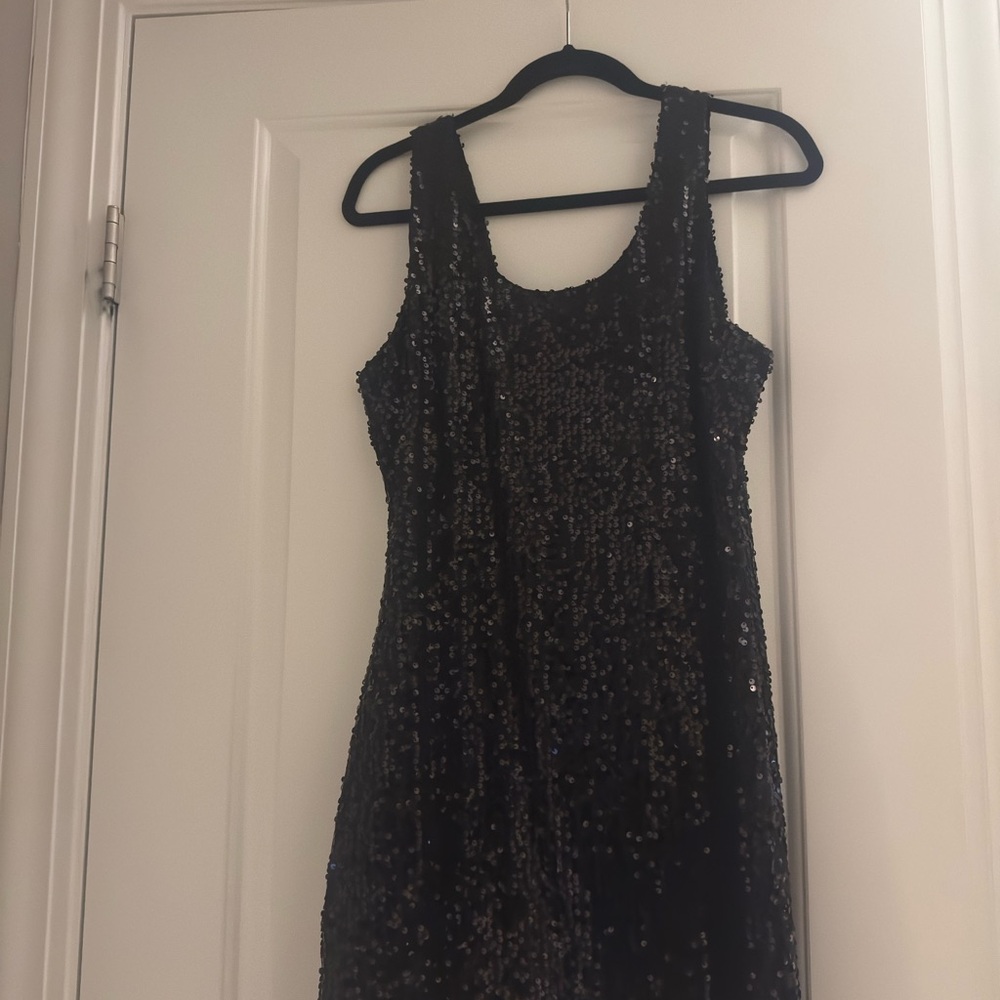 Jack by BB Dakota Black Sequin Mini Dress